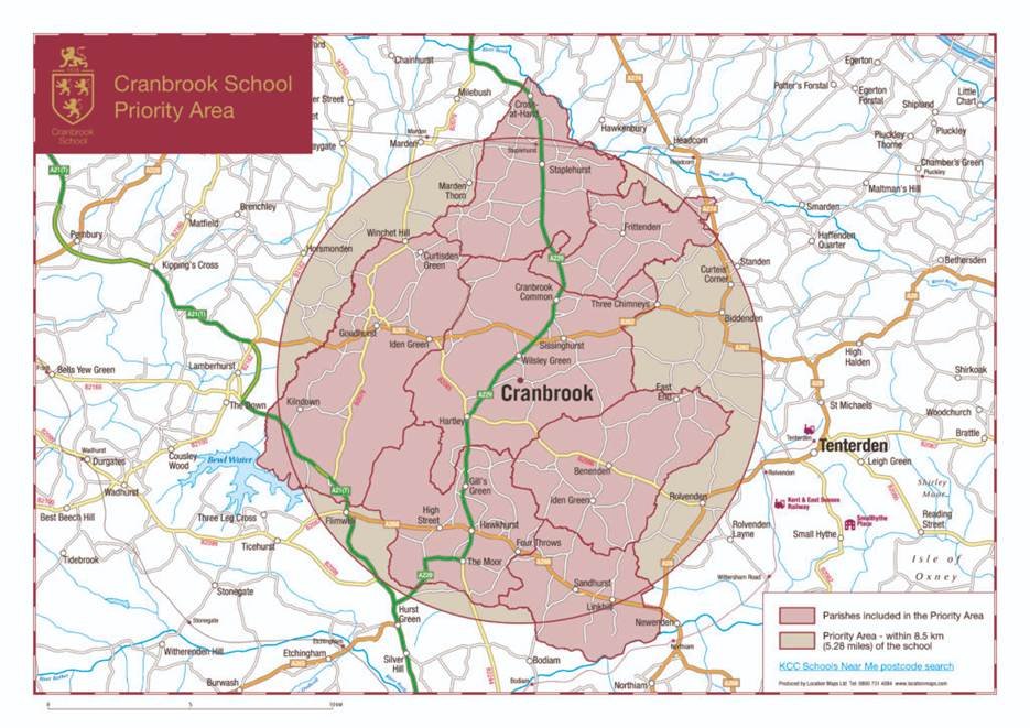 Catchment Area Maps